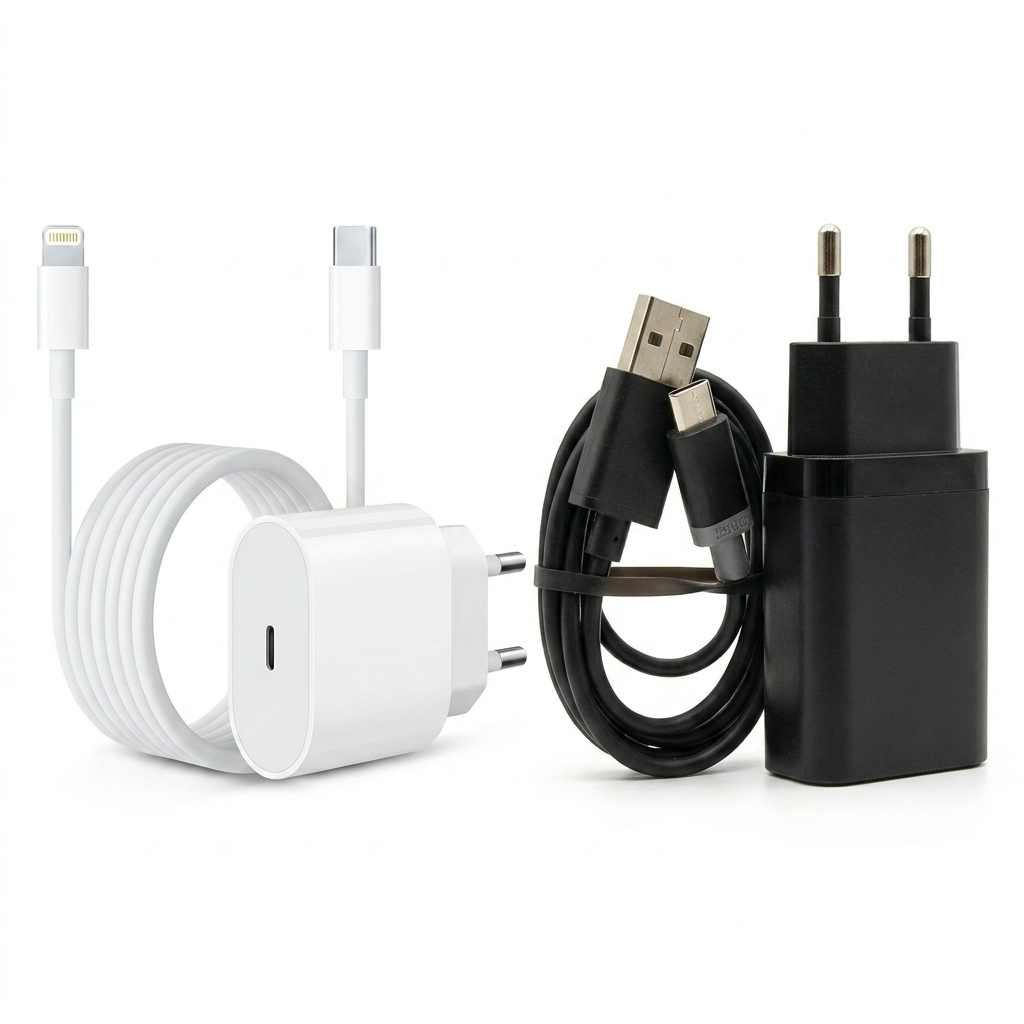 Carregadores de Celular V8, iPhone e Tipo-C – Diversos Modelos