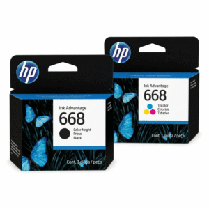 Cartucho HP 668 Preto e Colorido – Original e Compatível