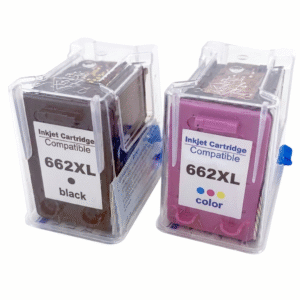 Cartucho Compatível HP 662 – Preto e Colorido 10ml