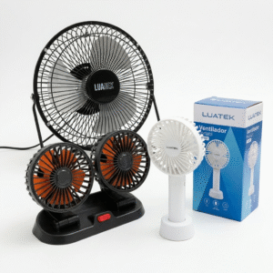 Ventilador Portátil, USB e Veicular